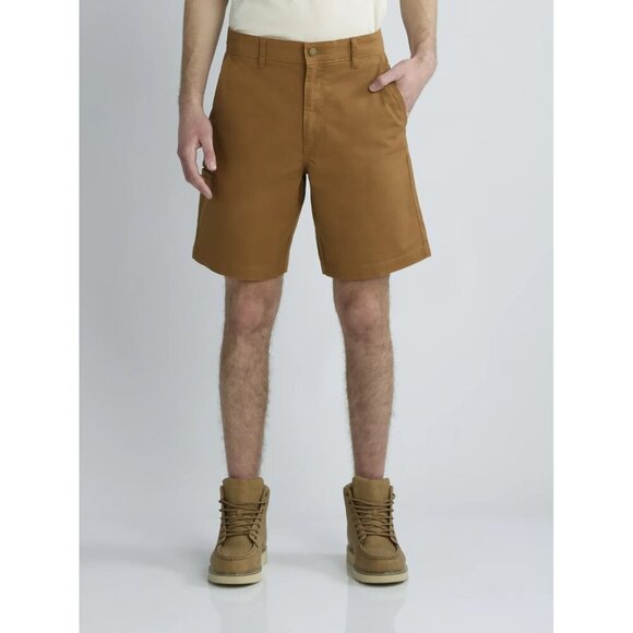 Brahma Men's Canvas Shorts, 9" Inseam, Size 44, Relaxed Fit, Brown, Mid-Rise - Picture 3 of 3
